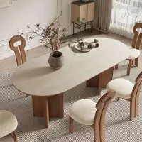 360Home Tavolo da pranzo, grande tavolo, tavolo da cucina, tavolo da pranzo in sinterizzata. Dimensioni: 220x90x75 cm /YBDS-B-220/