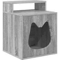 Syfax Casa per Gatti Sonoma grigio 42,5 x 40 x 53,5 cm