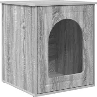 Syfax Casa per Gatti Grigio Sonoma 53 x 52 x 62 cm