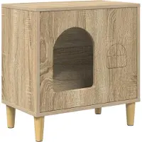 Syfax Casa per Gatti Rovere Sonoma 51 x 30 x 52 cm