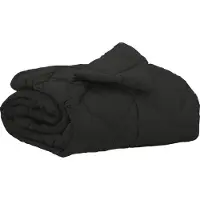 vidaXL Coperta estiva, 220 x 140 cm, estate, 200 g/m², nera