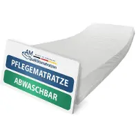 AM Qualitätsmatratzen | Materasso standard per l'assistenza 87x200 cm - Standard per l'assistenza domiciliare - alto 12 cm