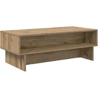 Syfax Tavolino da salotto Rovere artigianale 100 x 46 x 35 cm