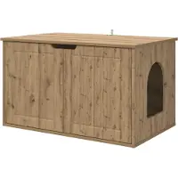 Syfax Casa per Gatti Rovere Artigianale 85 x 55 x 50,5 cm