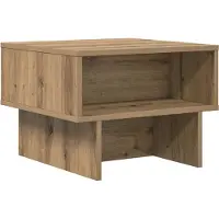 Syfax Tavolino da salotto Rovere artigianale 48 x 46 x 35 cm