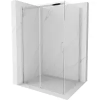 Mexen Omega cabina doccia scorrevole 100 x 70 cm, trasparente, cromo - 825-100-070-01-00