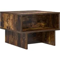 Syfax Tavolino da salotto Rovere fumé 48 x 46 x 35 cm