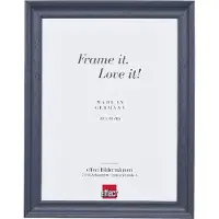 Effect Bilderrahmen Cornice per foto in legno Profilo 2420, grigio, 25x70 cm, con vetro museale