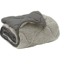 vidaXL Coperta estiva, 240 x 260 cm, colore grigio chiaro, traspirante