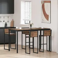 Prolenta Maison Exclusive - Tavolino in legno composito, forma rettangolare