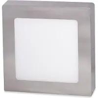 Ecolite Silver pannello LED quadrato 300 x 300mm 25W Colore della luce: Bianco caldo LED-CSQ-25W/27/CHR