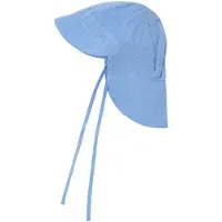 Huttelihut Kid's Summer Hat Muslin Cappello Bambini (50 cm - 12-24 Months, blu)