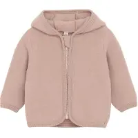 Huttelihut Baby's Jacket Bear Ears Wool Fleece Giacca di merino Bambini (68, beige)