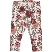 Müsli Leggings beige / verde / rosa