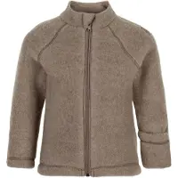 Mikk-Line Wool Baby Jacket Giacca di lana Bambini (104, marrone/grigio)
