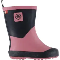 Color Kids Stivale di gomma rosa antico / nero