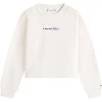 Tommy Hilfiger Girls Glitter Tommy Crew Ancient White Taglia: 12 | Camicie Outlet | Unisex | Bianco