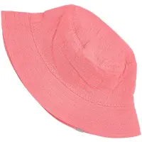 Huttelihut Kid's Bucket Hat Muslin Cappello Bambini (53 cm - 4-6 Years, fuchsia)