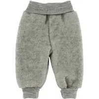 Engel Baby Trousers with Navel Waistband Pantaloni in pile Bambini (74/80, grigio)