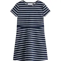 Tommy Hilfiger Girls Essential Punto Skater Dress Dark Night Navy Stripes Taglia: 12 | Vestiti Outlet | Unisex | Nero