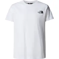 The North Face Teen's Box Nse S/S Tee T-shirt Bambini (L, bianco)