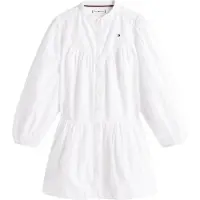 Tommy Hilfiger Girls Broderie Anglaise Shirt Dress White Taglia: 7 | Vestiti Outlet | Unisex | Bianco