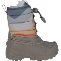 Wheat Boots da neve 'Aleex' broccato / lilla scuro / pesca / rosso vino
