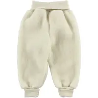 Engel Baby Trousers with Navel Waistband Pantaloni in pile Bambini (62/68, bianco)