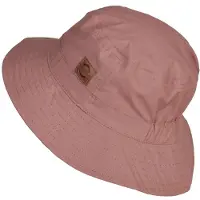 Mikk-Line Kid's Summer Bucket Hat Solid Cappellino Bambini (49 cm - 18-24 Months, marrone)