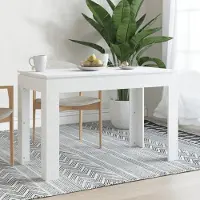 Prolenta Maison Exclusive - Tavolo da pranzo bianco 120x60x76 cm Materiale ligneo