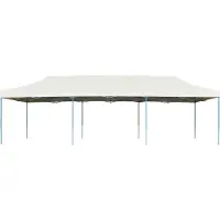 Syfax Gazebo Pieghevole Pop-Up 3x9 m Crema