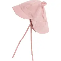 Huttelihut Kid's Summer Hat Ears Muslin Cappello Bambini (50 cm - 12-24 Months, fuchsia)