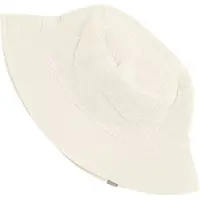 Huttelihut Kid's Bucket Hat Muslin Cappello Bambini (48 cm - 6-12 Months, bianco)