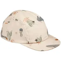 Liewood Kid's Rory Printed Cap Cappellino Bambini (49 cm, beige)