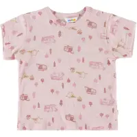 Joha Kid's Blouse with Short Sleeves Maglia merino Bambini (80, fuchsia)