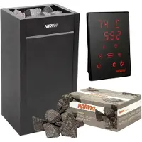 Harvia Set riscaldatore per sauna Virta 9,0 Kw e Xenio Cx170, pietre da 50 kg