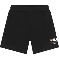 FILA Benna Regular Logo Sweat Shorts Black Taglia: 122/128 | Pantaloni Outlet | Unisex | Nero
