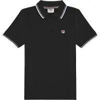 FILA Biella Regular Polo Shirt Black Taglia: 170/176 | Camicie Outlet | Unisex | Nero