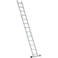 Drabest | Scala - Scala a pioli - 13 pioli, portata 150 kg, scala in alluminio 1x13 gradini Scala a pioli professionale