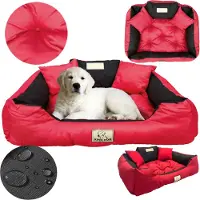 AIO Factory Cuccia per cani, divano impermeabile, 115x95 cm, spazio per il nome, lettiera, cuscini, divano, divanetto, recinto