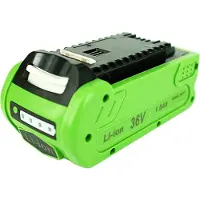 PowerSmart 2500mAh 36V Akku fš¹r Greenworks 2500207 2500502 2501302 2506402 2506502 2508302