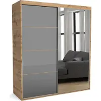Furnlux Classic Tappeto FURNLUX C Grigio e Marrone 160cm / Colore principale: Grigio / Dimensioni: 160 x 60 x 205 cm