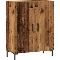 Syfax Credenza Legno Antico 69,5x34x90 cm in Legno Multistrato