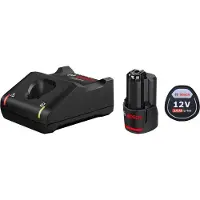 Bosch Set di alimentazione (1 x 12V 3,0 Ah + GAL12V-40)