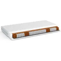 Furnlux Classic FURNLUX Materasso a molle Prada Bianco 180x200cm / Hauptfarbe: Weiß / Dimensioni: 180 x 200 x 18 cm