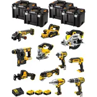 DeWalt Kit DWK1102T (DCD796+DCH273+DCG405+DCF887+DCF899H+DCS331+DCS391+ DCS355+DCP580+DCS369+DCL050+ 3x5,0Ah +DCB115+4xTSTAK VI)