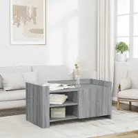 Prolenta Maison Exclusive - Tavolino da salotto grigio Sonoma 100x50x50 cm Materiale ligneo