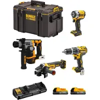 DeWalt Kit DWK405PS (DCH172 + DCF921 + DCD796 + DCG405 + 2 x 1,7 Ah + DCB132 + DS400)