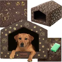 PillowPrim Cuccia per cani per casa R1 - 45x51x30 cm - Morbida cuccia con cuscino - Lavabile e impermeabile |