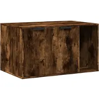 Syfax Recinto Lettiera Gatti Rovere Fumo 80x50x45 cm in Truciolato